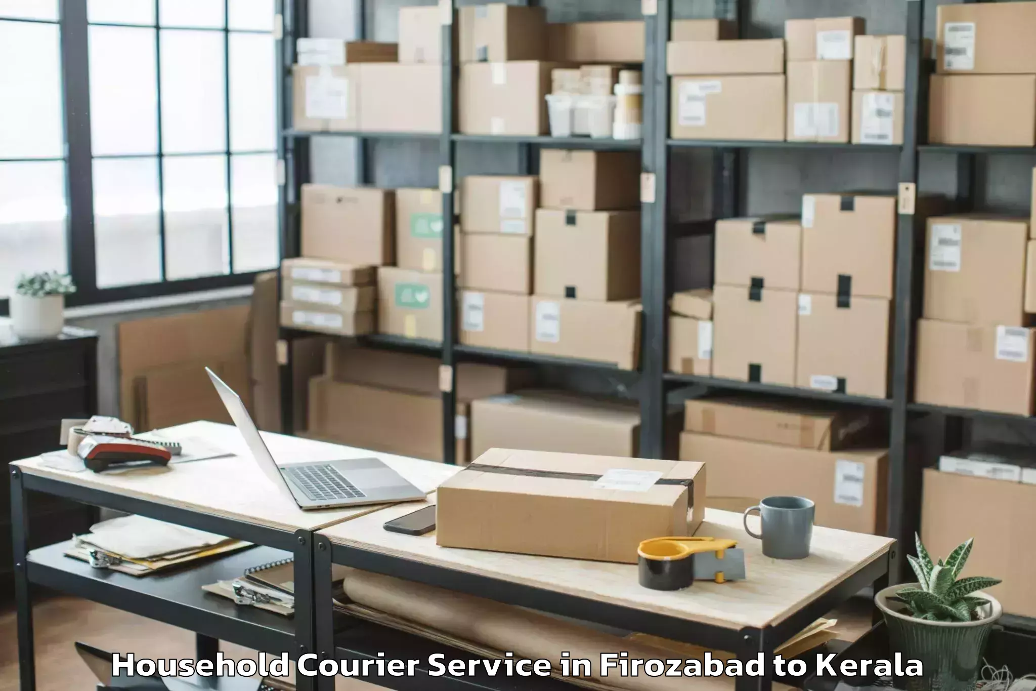 Get Firozabad to Thekkumbhagam Household Courier